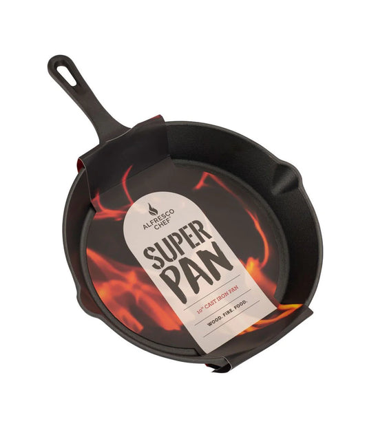 Alfresco Chef 10 Cast Iron Pan CASTPANSINGLE - Luxury Equipment Online