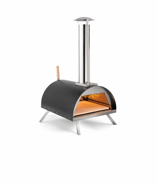 Alfresco Chef Ember Oven with Peel Pizza Oven Wood fired Oven Black EMBROVNWEB - Luxury Equipment Online