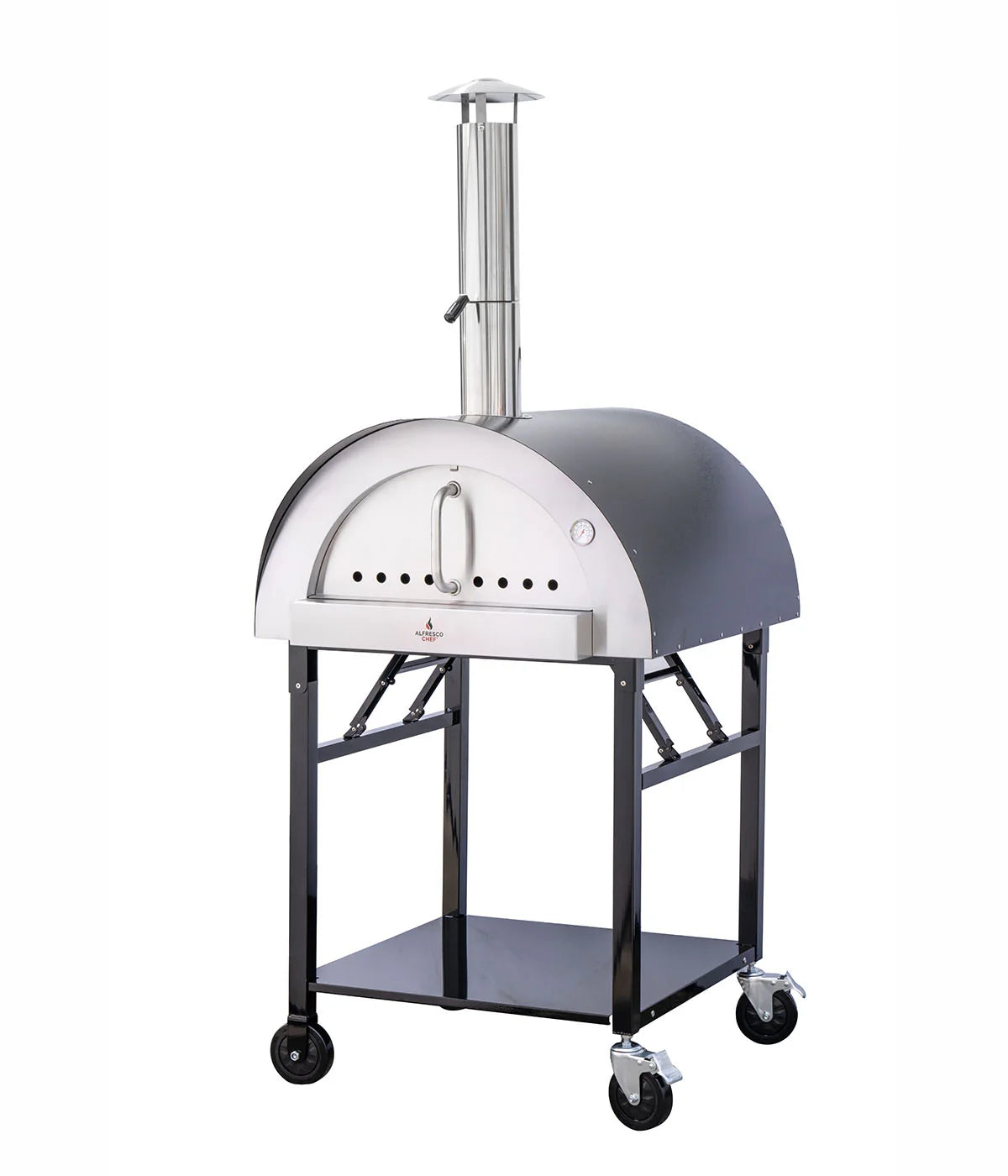 Alfresco Chef Roma Oven Pizza Oven Wood fired Oven Black ROMABLA - Luxury Equipment Online