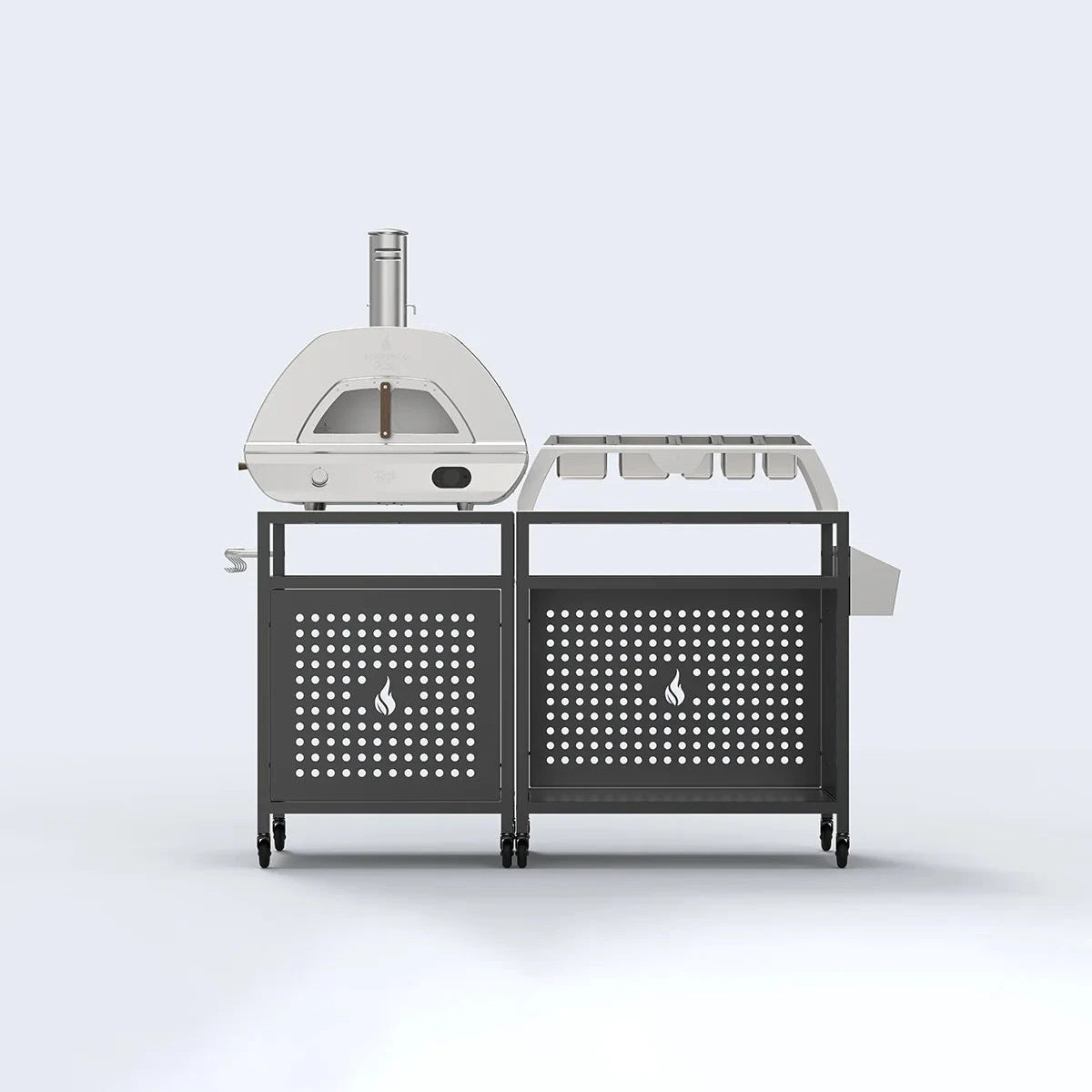 Alfresco Chef Vita Oven Pizza Oven Wood fired Oven Black VITAWEB