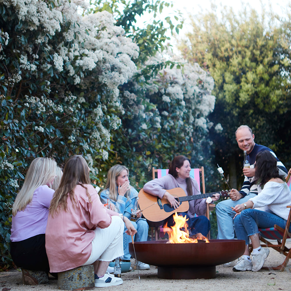 Barbecook Jack 100 firebowl pre rusted corten steel outdoor