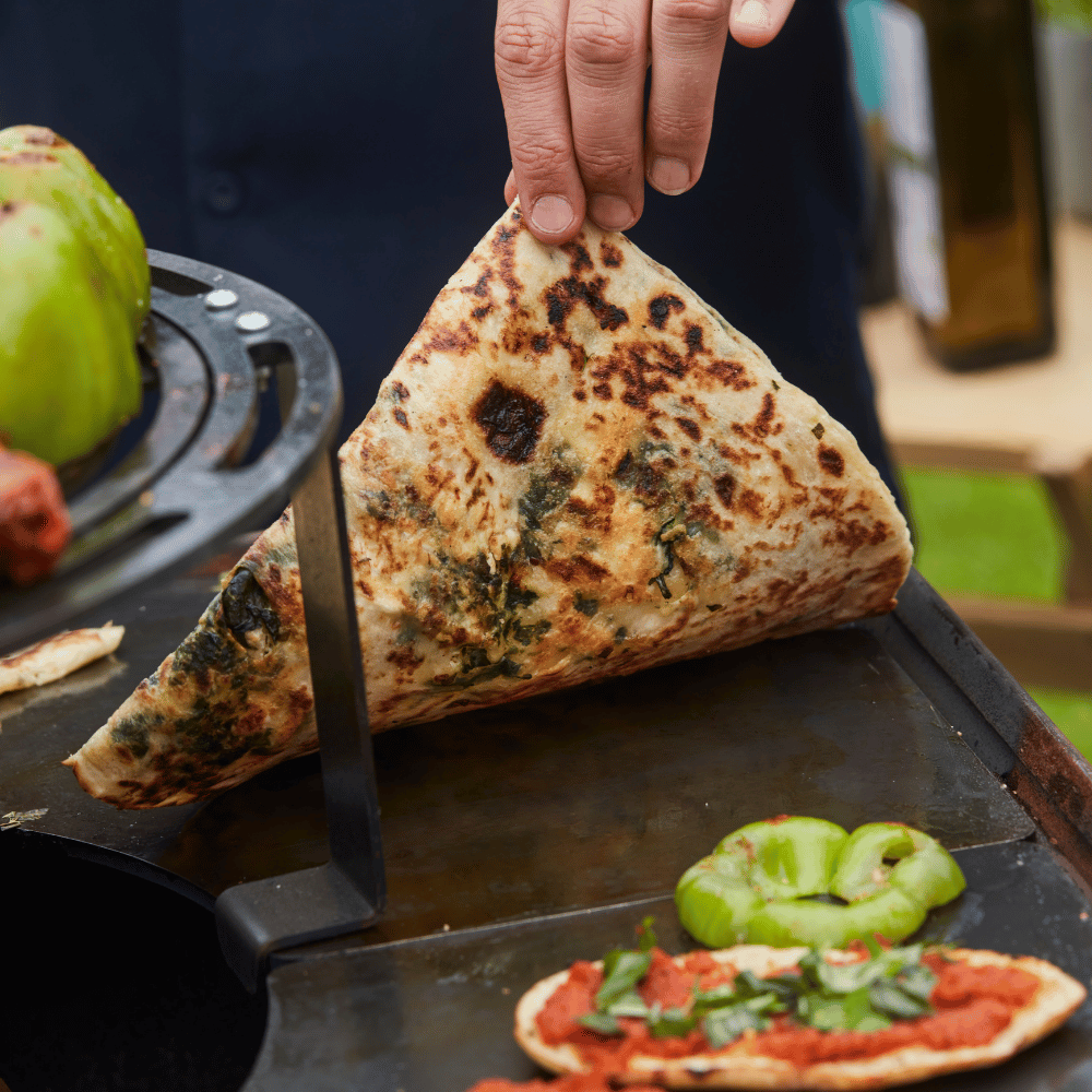 Barbecook Nestor Original corten steel wood barbecue to cook bread