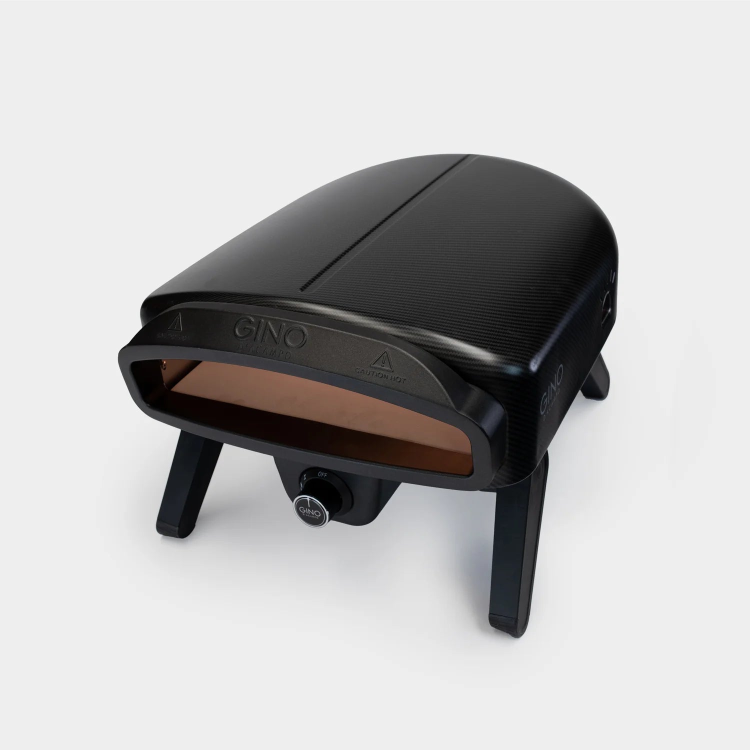 Gino D’Acampo Carbonio 14 Gas Fired Pizza Oven Carbon Fibre Effect - Luxury Equipment Online