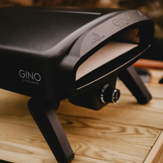 Gino D’Acampo Carbonio 14 Gas Fired Pizza Oven Carbon Fibre Effect - Luxury Equipment Online