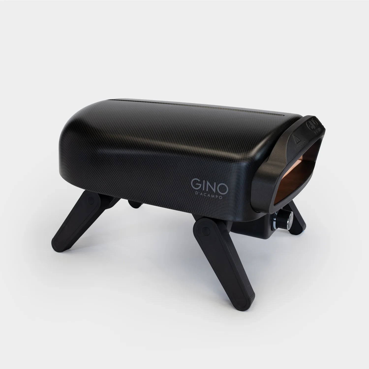 Gino D’Acampo Carbonio 14 Gas Fired Pizza Oven Carbon Fibre Effect - Luxury Equipment Online