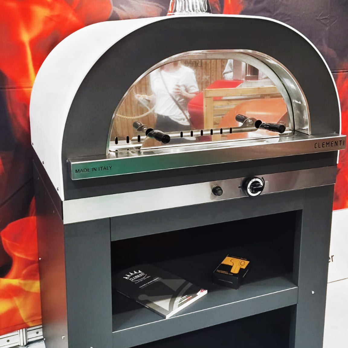 Clementi Gold Gas Fired Pizza Oven