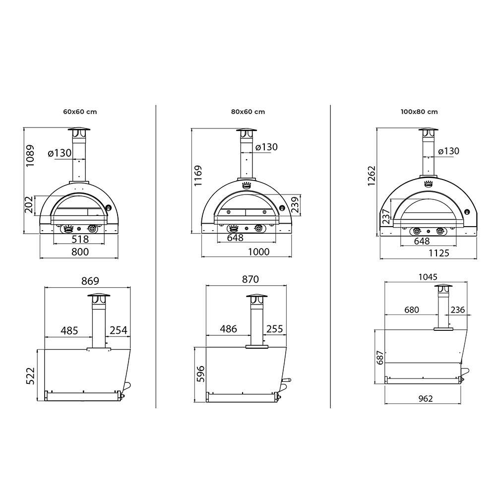 Clementi Original Dual Fuel Pizza Oven