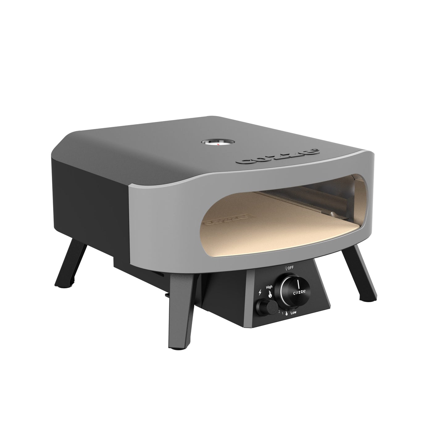 Cozze 13″ CLASSIC pizza oven, gas side