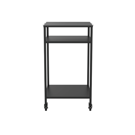 Cozze® Outdoor table 60, H110cm, open, black front