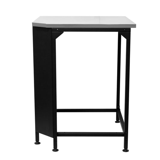 Cozze corner table for outdoor kitchen side