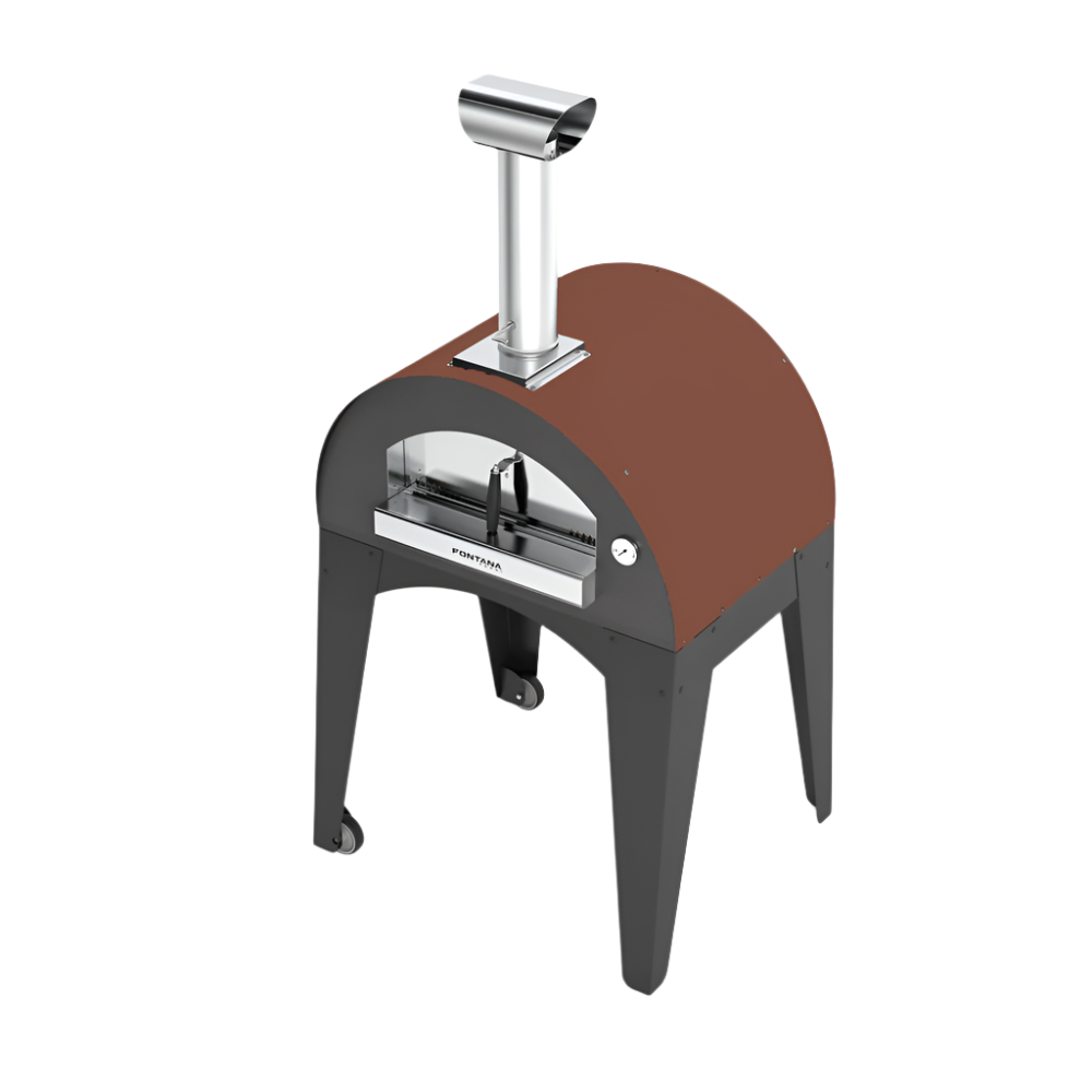 Fontana Lorenzo Rosso Build In Wood Pizza Oven