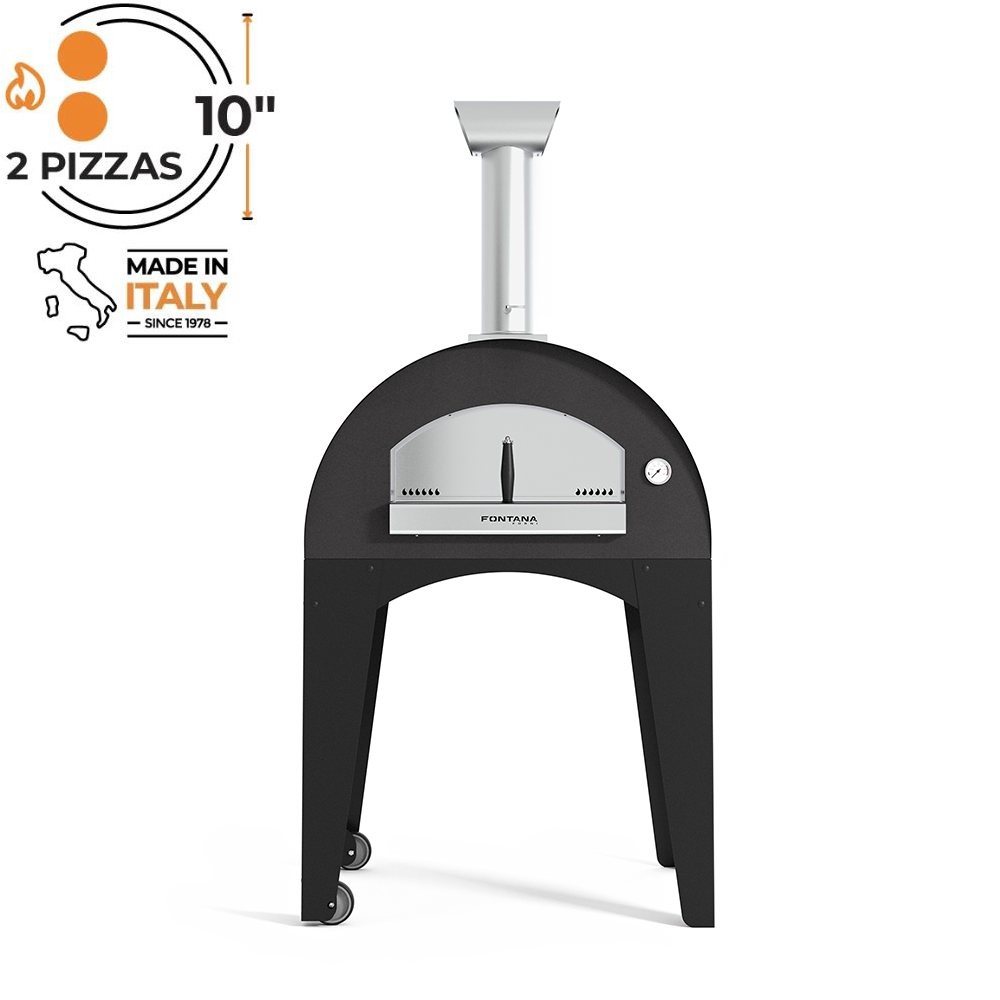 Fontana Lorenzo Rosso Build In Wood Pizza Oven