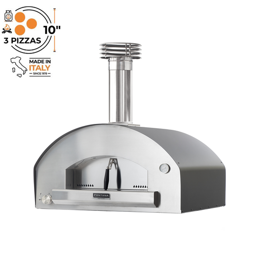 Fontana Mangiafuoco Countertop Dual Fuel Pizza Oven