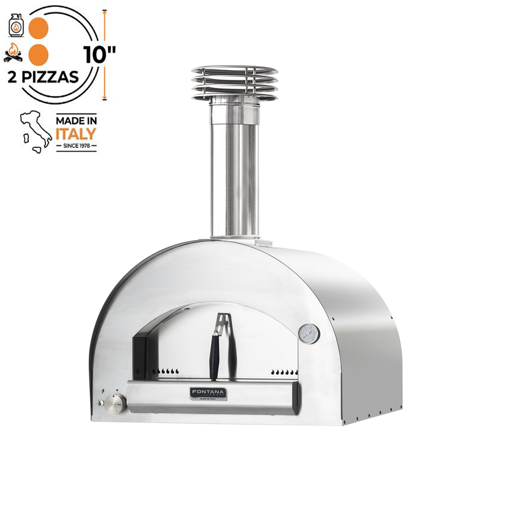 Fontana Margherita Countertop Dual Fuel Pizza Oven