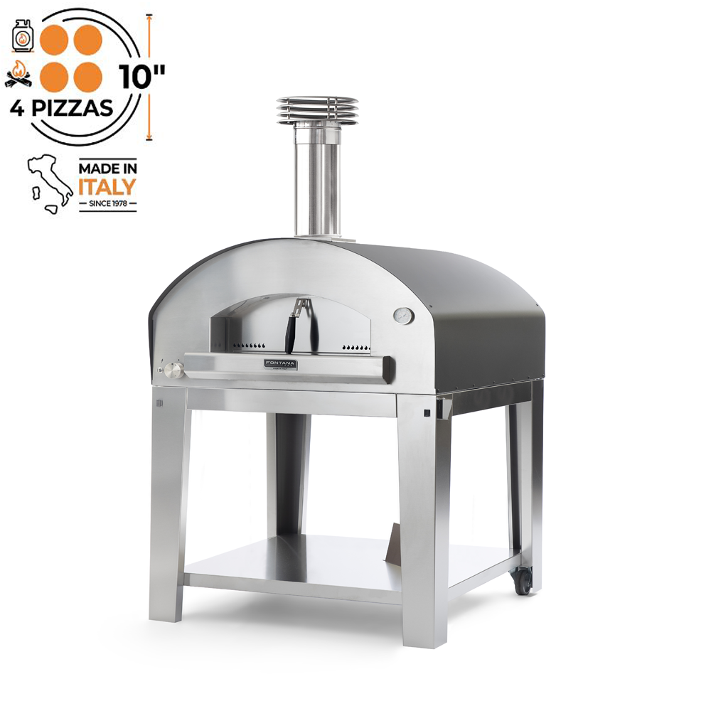 Fontana Marinara Countertop Dual Fuel Pizza Oven
