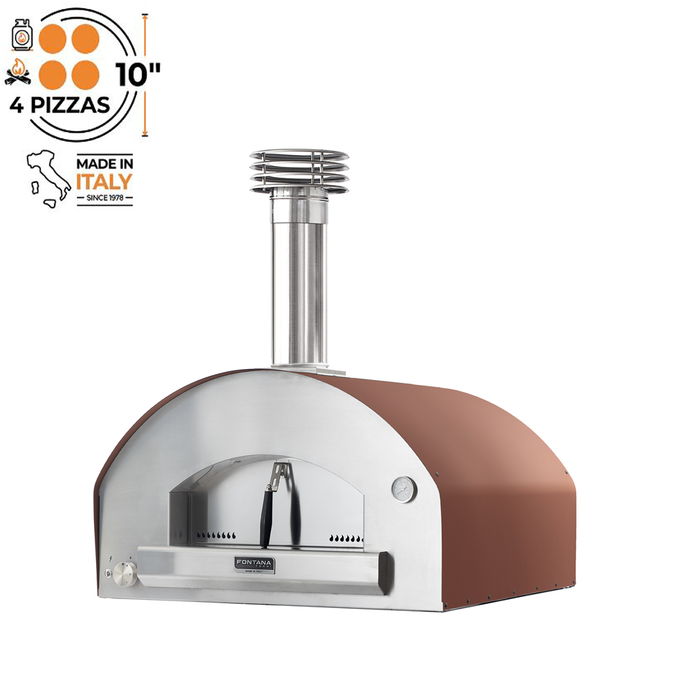 Fontana Marinara Countertop Dual Fuel Pizza Oven