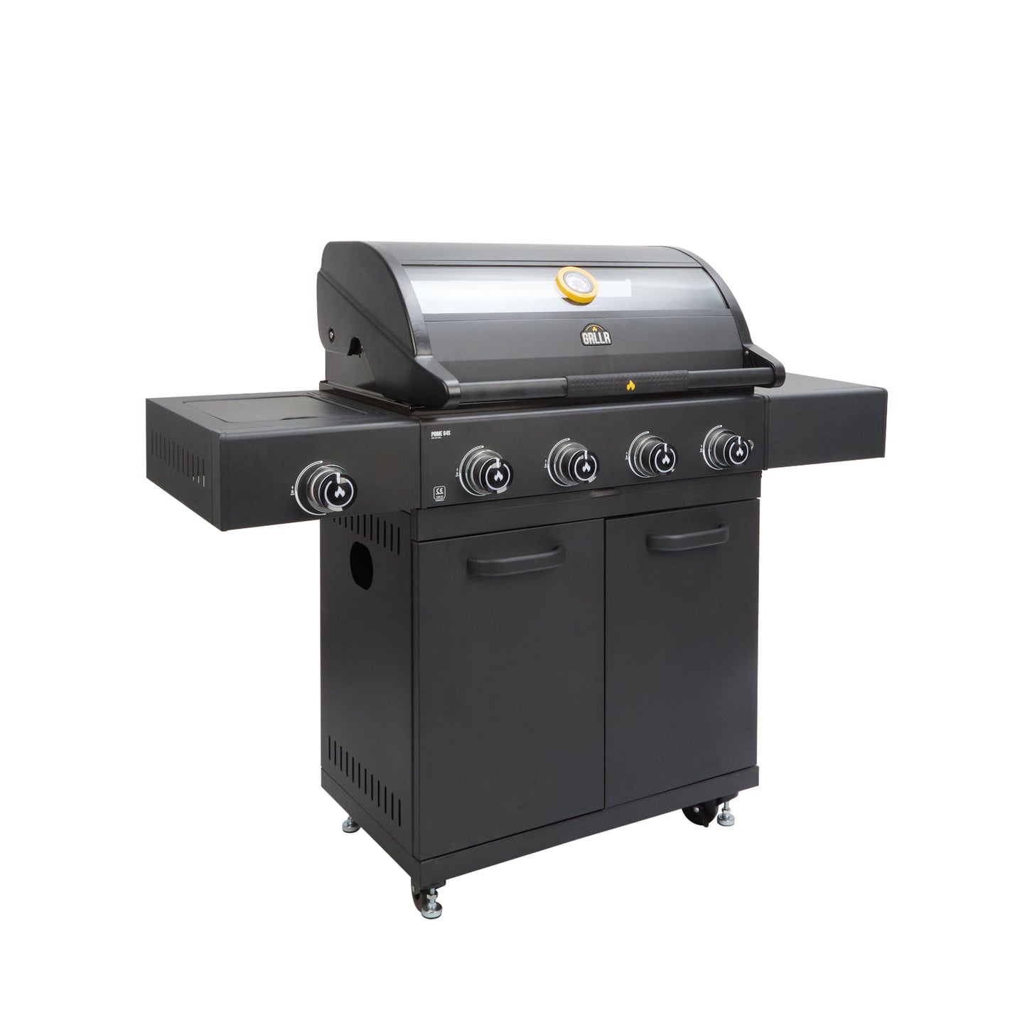 GRLLR Prime G4S 4 Burner Gas Barbecue with Side Burner