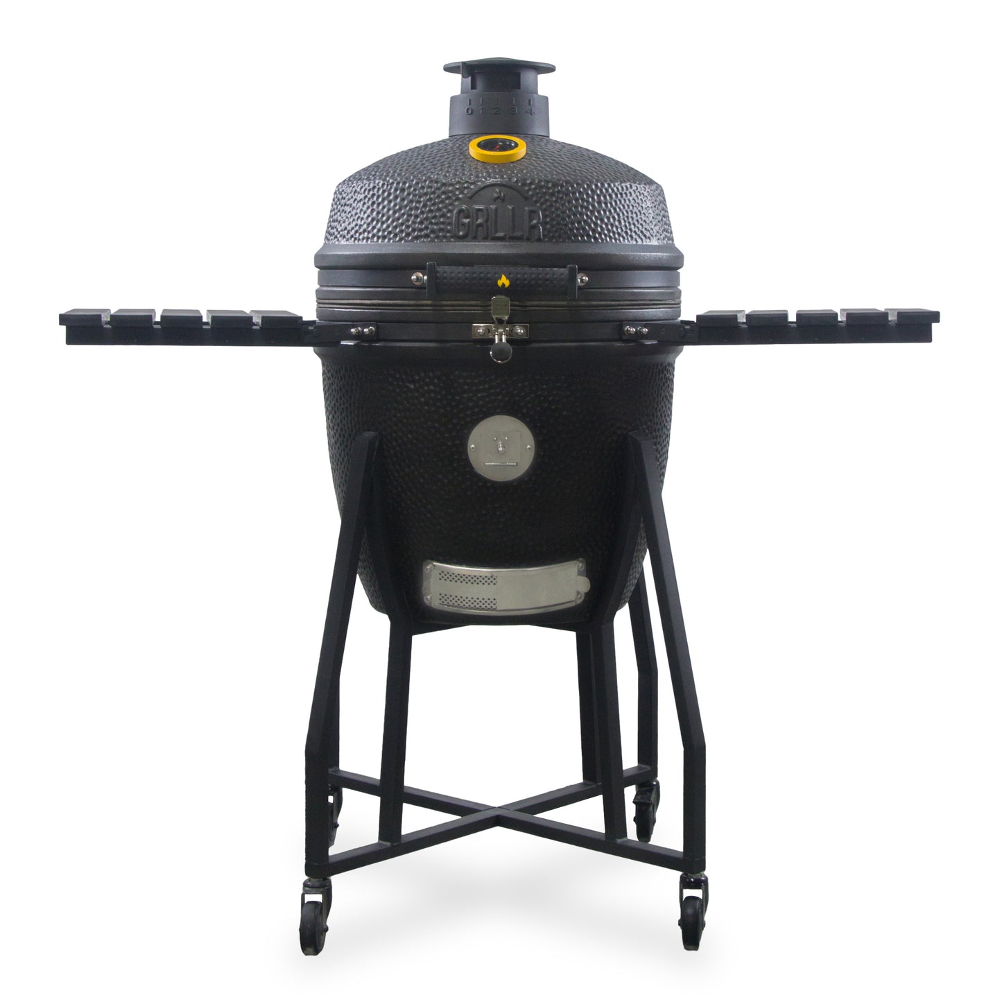 GRLLR Kamado's Ember Classic 22 inch Matte Black Charcoal