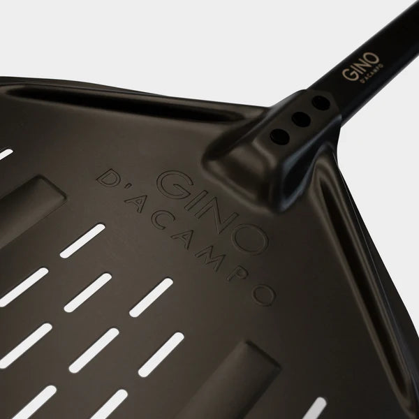 Gino D’Acampo 12-Inch Perforated Pizza Turning Peel - Luxury Equipment Online