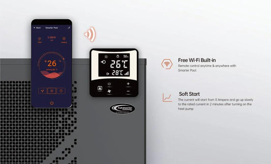 H2O Hottubs HPH13 12.8kW Full Inverter Heat Pump For Swim Spas