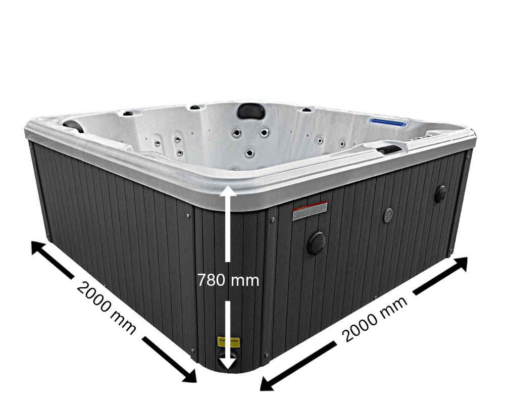 ORCA LEISURE Jackboro 13A 5 Person Hot tub - Luxury Equipment Online