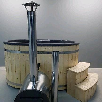 Sunny Hottubs FIiberglass Wooden Hot Tub 2 Seater Luxequipmentonline