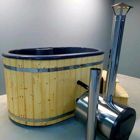 Sunny Hottubs FIiberglass Wooden Hot Tub 2 Seater Luxequipmentonline