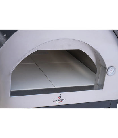 AlfrescoChefNaplesOvenPizzaOvenWoodfiredOvenBlackNAPLBLACKWEB