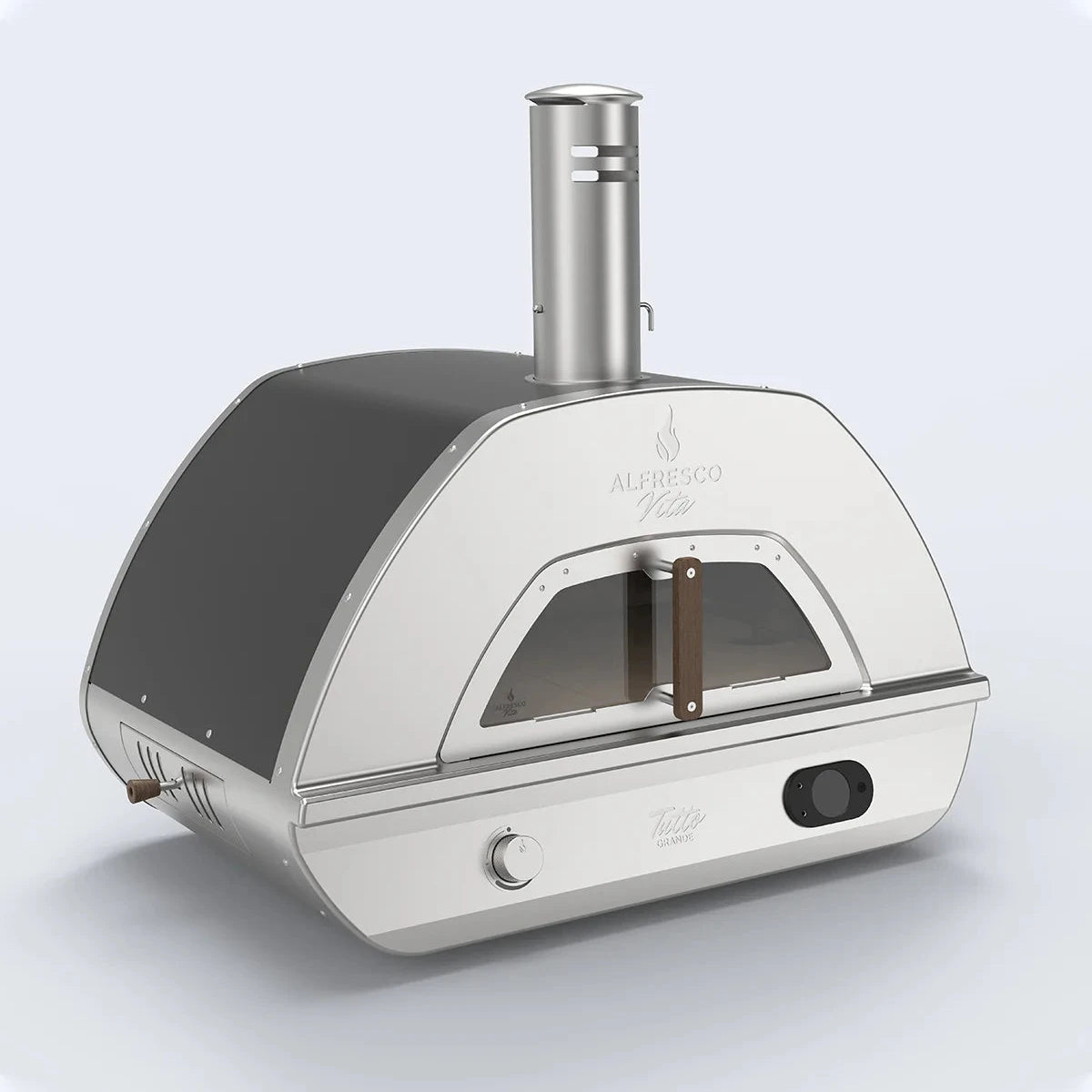 Alfresco Chef Vita Oven Pizza Oven Wood fired Oven Black VITAWEB