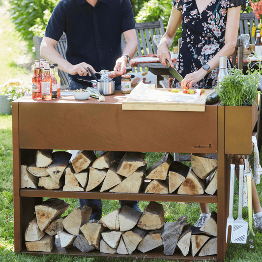 Barbecook Buddy Workstation Corten Steel outdoor