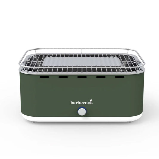 Barbecook Carlo charcoal table grill Army Green 44x33x21cm