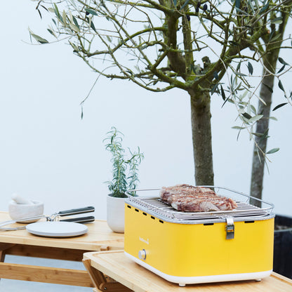 Barbecook Carlo charcoal table grill Sunshine Yellow 44x33x21cm outdoor