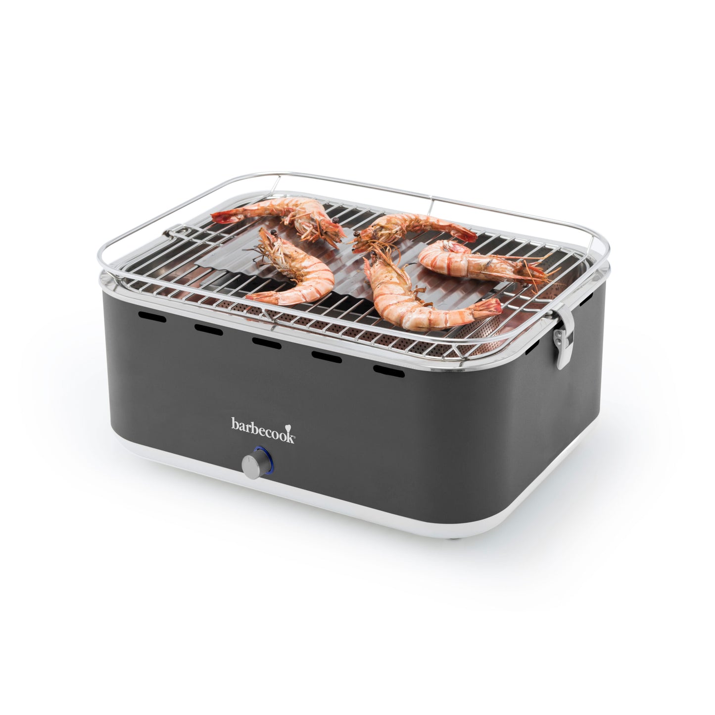 Barbecook Carlo charcoal table grill Urban Grey 44x33x21cm to cook
