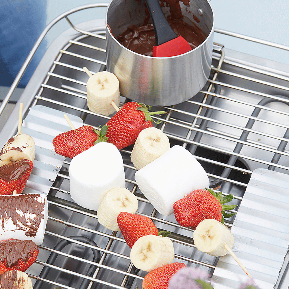 Barbecook E-Carlo Electric Table Grill in Red top