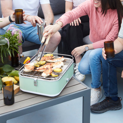  Barbecook E-Carlo electric table grill Paris Green 42.5x33x16.5cm cooking