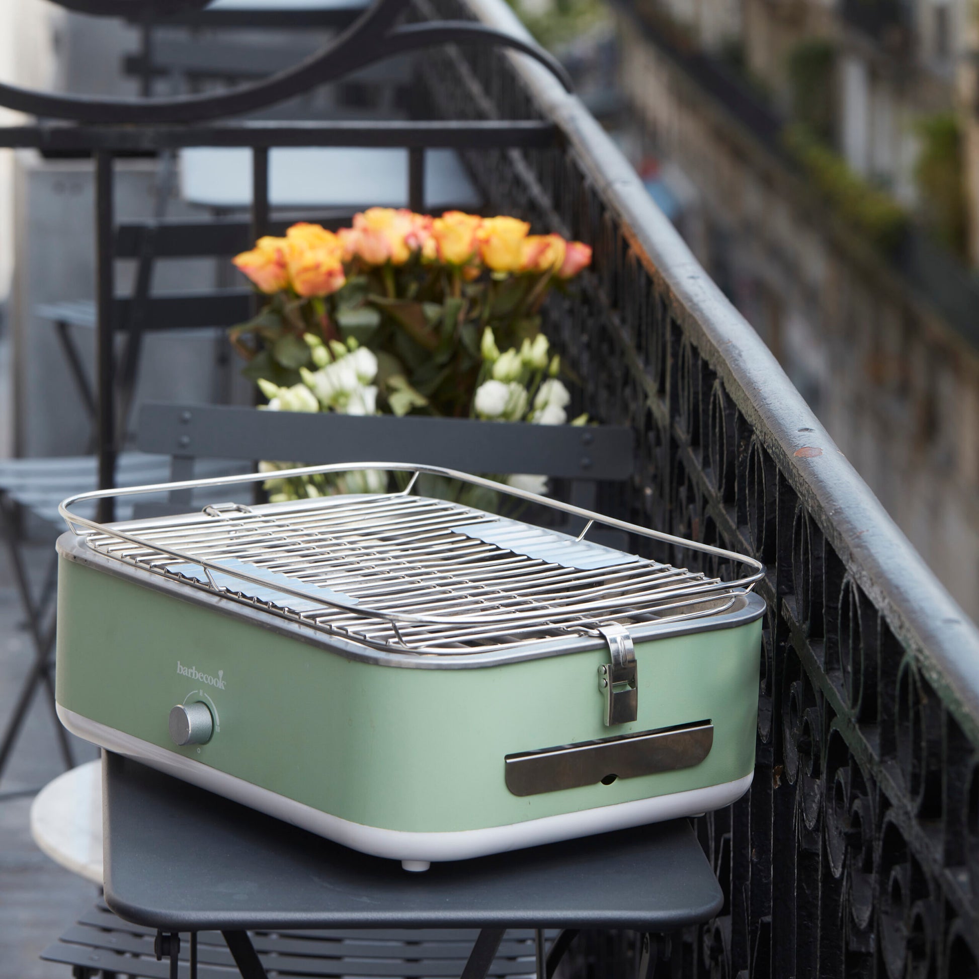  Barbecook E-Carlo electric table grill Paris Green 42.5x33x16.5cm outdoor