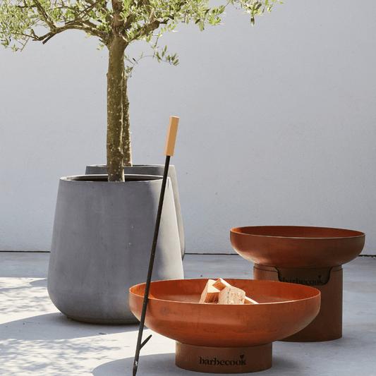 Barbecook Jack 75 corten pre rusted corten steel fire pit