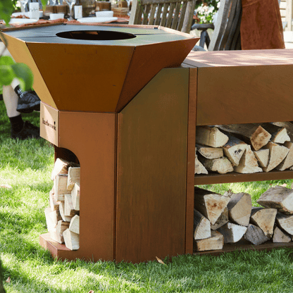Barbecook Nestor Adapter made of corten steel outdoor