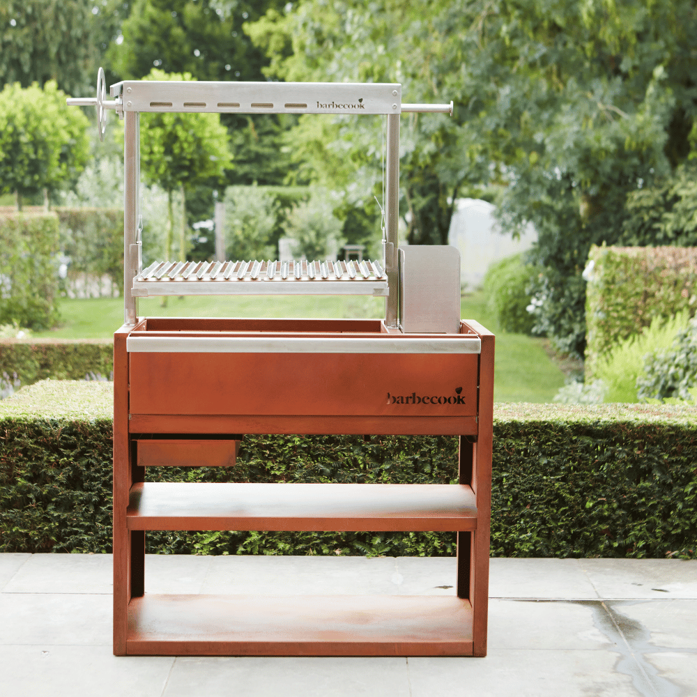Barbecook Pedro Asado in Corten and Stainless Steel front