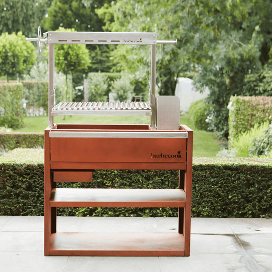 Barbecook Pedro Asado in Corten and Stainless Steel front