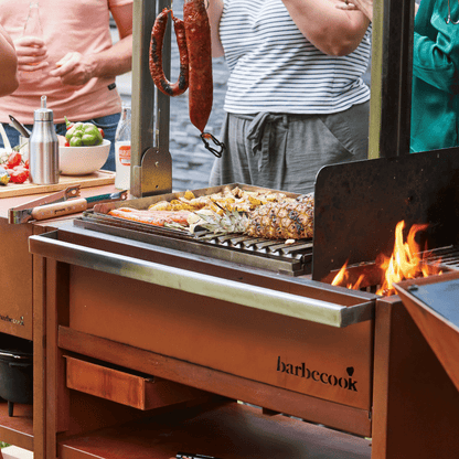 Barbecook Pedro Asado in Corten and Stainless Steel grill
