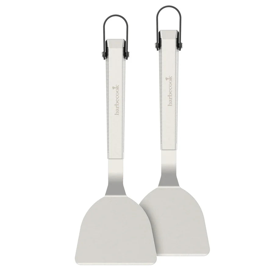 Barbecook Premium set of 2 stainless steel plancha spatulas 33cm