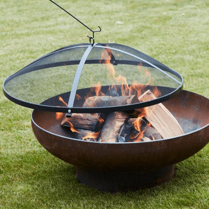 Barbecook Steel Spark Screen Black for 60cm Jack Firepit cover