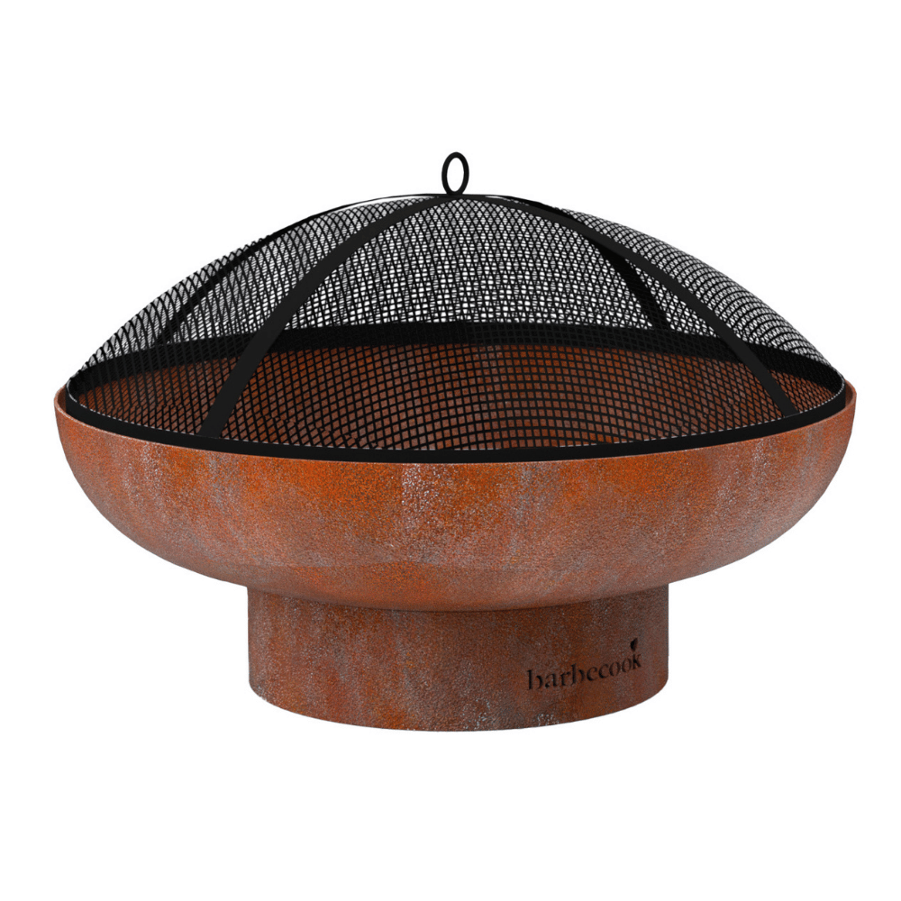 Barbecook Steel Spark Screen Black for 60cm Jack Firepit on pan