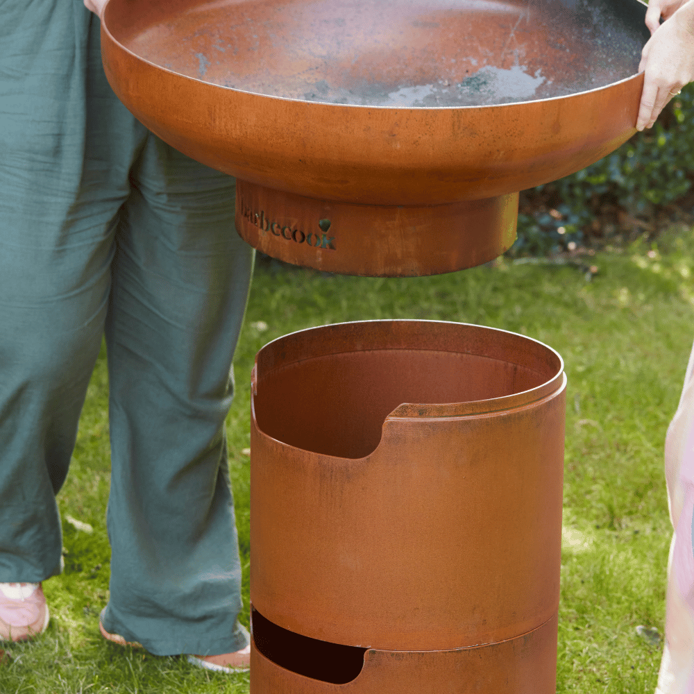 Barbecook base for Jack 60/75 in cortensteel with cooktop