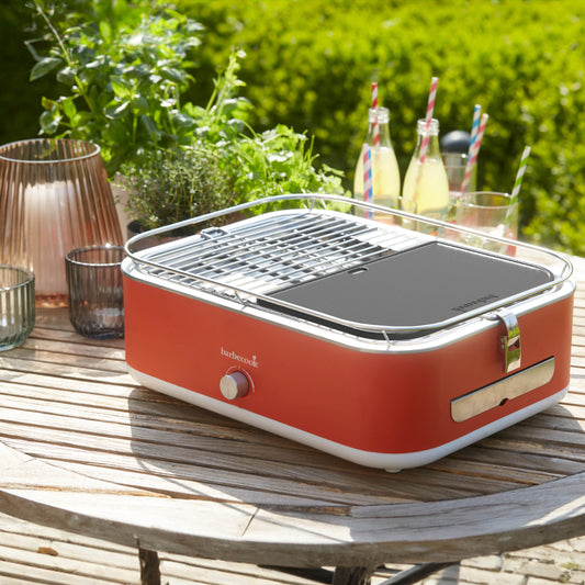 Barbecook contact plate for Carlo and E-Carlo made of enamelled cast iron 28.5×18.5cm on grill