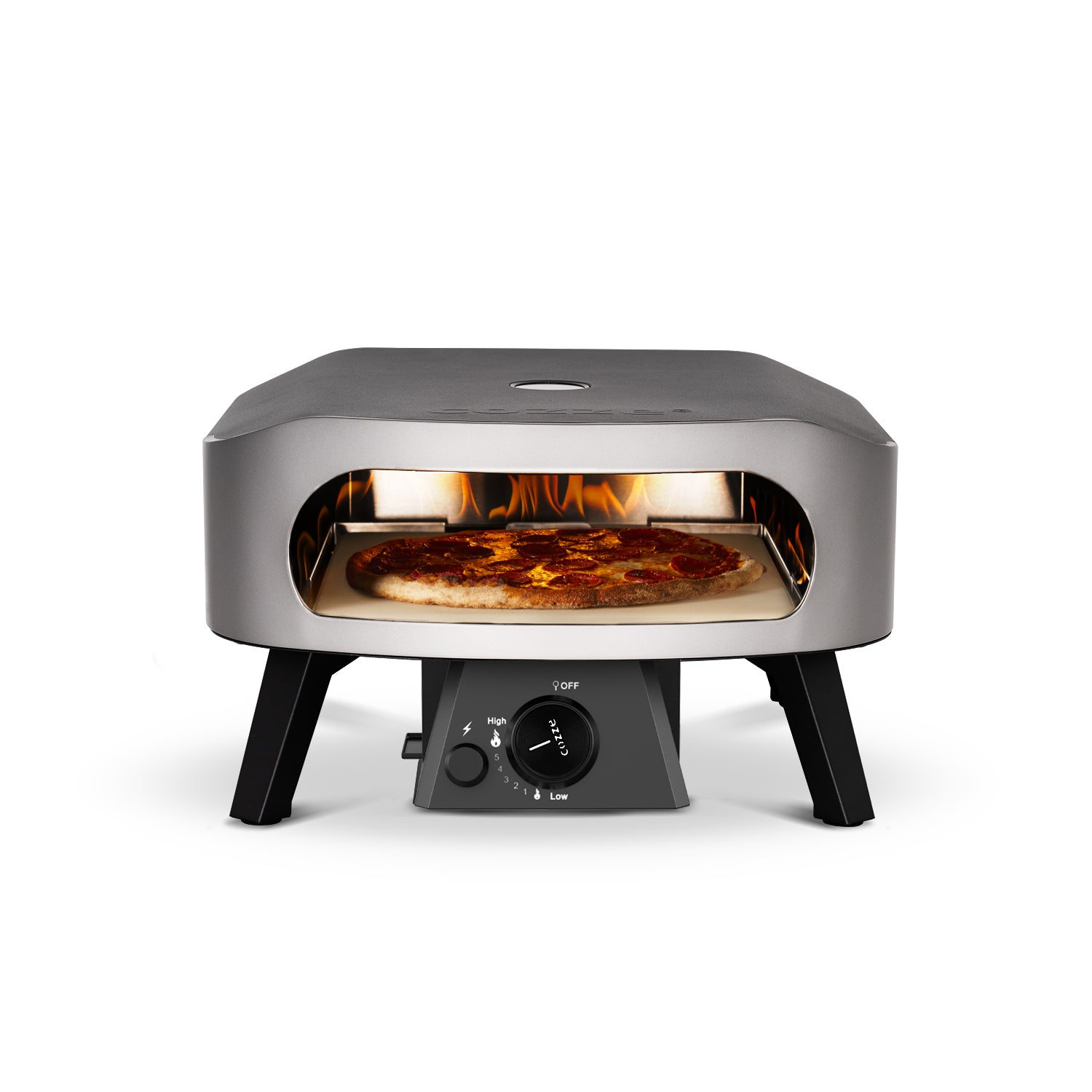 Cozze 13″ CLASSIC pizza oven, gas with pizza