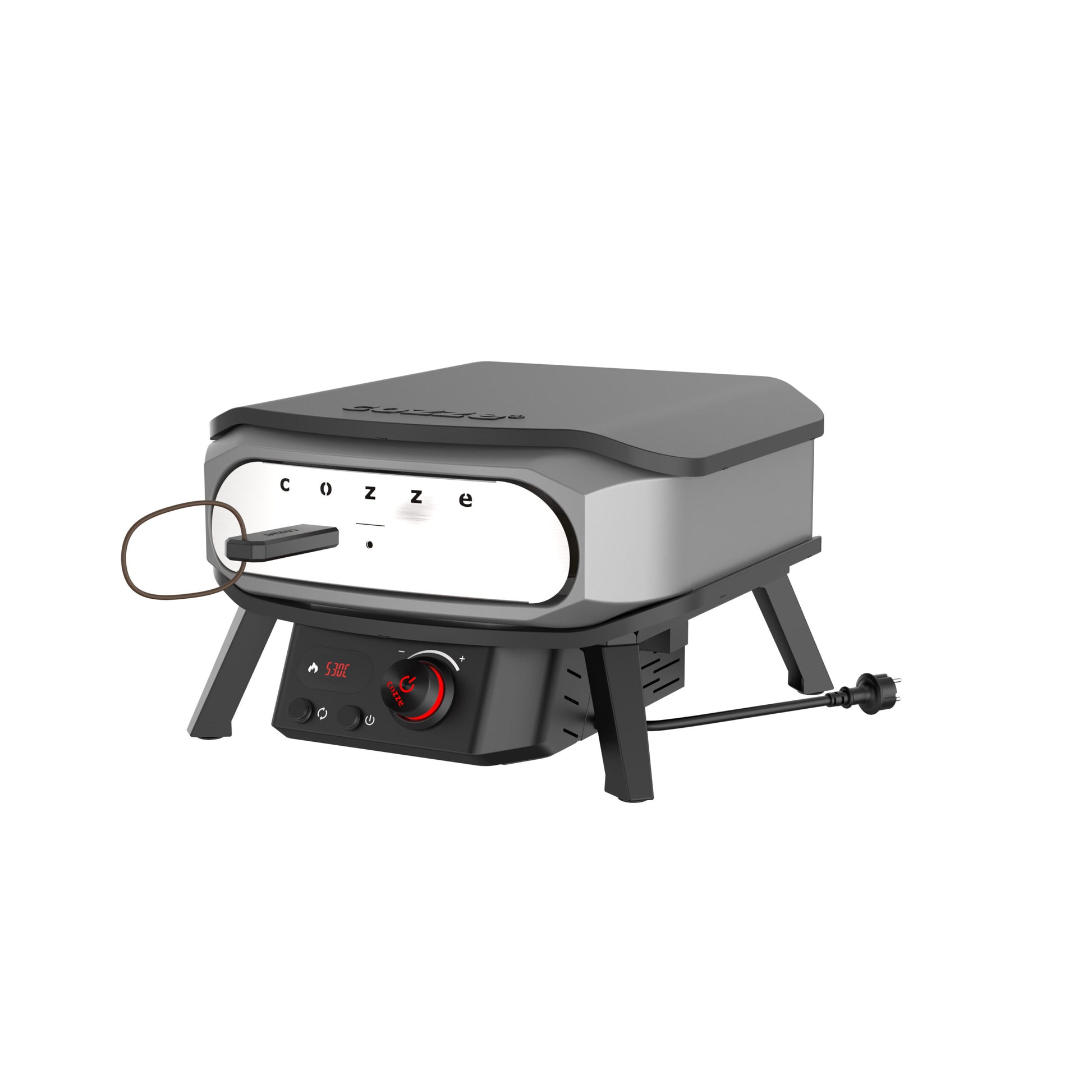 Cozze 13″ Electric Pizza oven PREMIUM ROTATE, 230V with lid