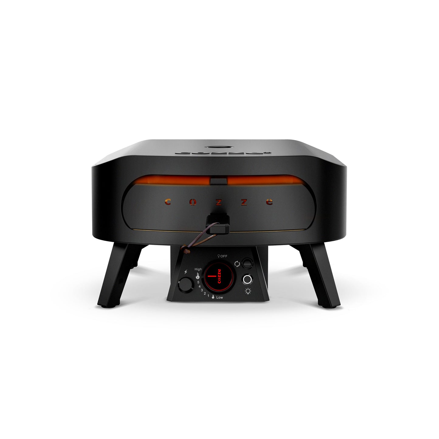 Cozze 13″ Rotate Gas Pizza oven Black Edition with lid