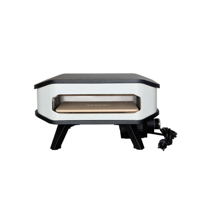 Cozze 13″ electric pizza oven with pizza stone open